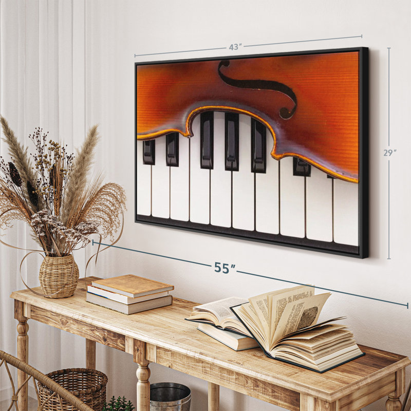 Classical Instruments Canvas Print, 29" H x 43" W