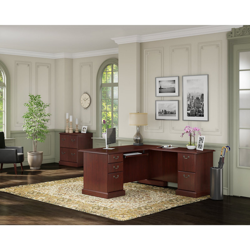 Osvalda L-Shaped Computer Desk