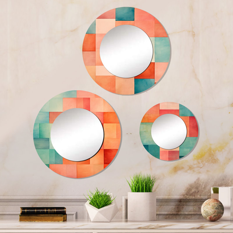 Ensemble de 3 miroirs 3 pièces