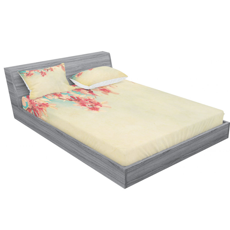 Microfiber Sheet Set, Queen Sheet Set with Fitted Sheet