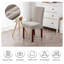 Housses de chaise imperméables pour salle à manger, ensemble de 4, housses de chaise Parson extensibles pour chaises de cuisine, protecteurs de chaise lavables, feuilles - gris chaud