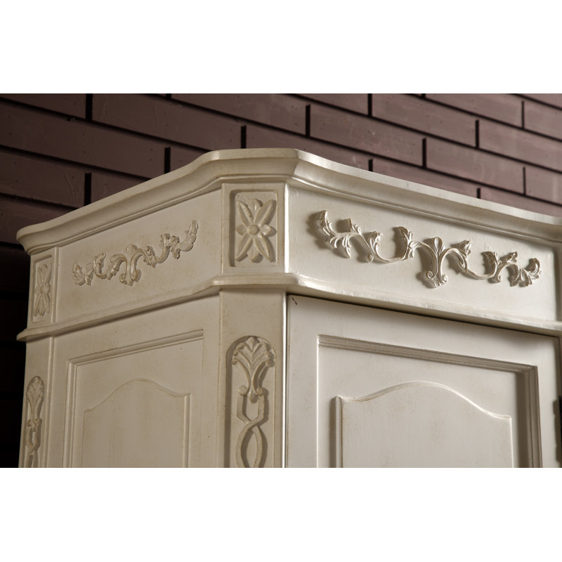 Burnet 21'' W x 73'' H x 18'' D Linen Cabinet, Antique White