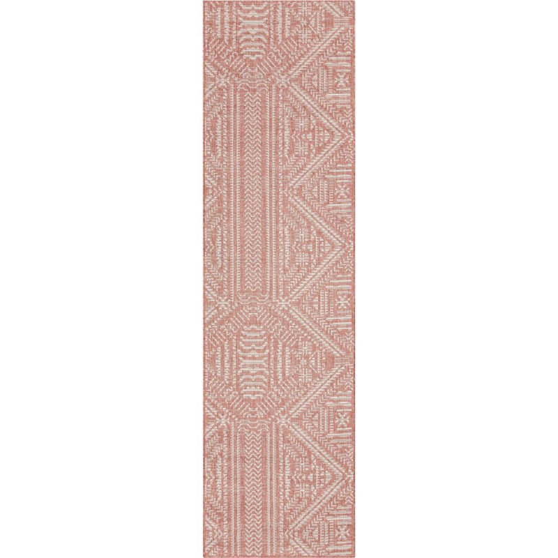 Well Woven Medusa Khalo Geometric Flat-Weave Indoor/Outdoor Area Rug, Runner 80 x 300cm