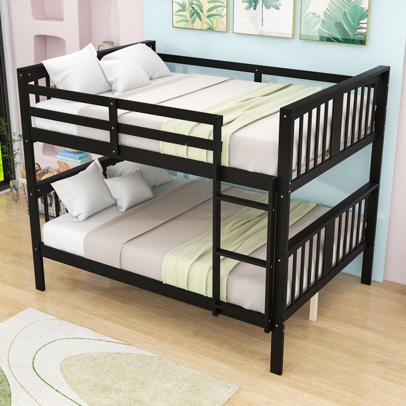 Gurwinder Kids Full Over Full Bunk Bed, Espresso