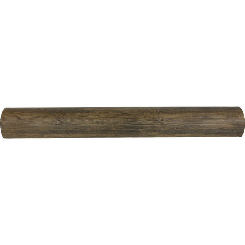 L 6 po x H 4 1/2 po x L 8 po ÉCHANTILLON - poutre en bois imitation sablé Heritage Timber Pueblo, brun fumé, Brun fumé, Sable