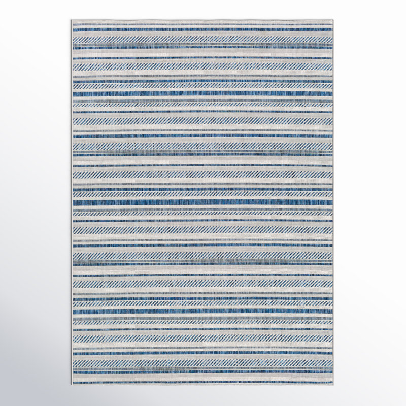 Tapis rayé Bellino, Rectangle 4 pi 3 po x 5 pi 11 po