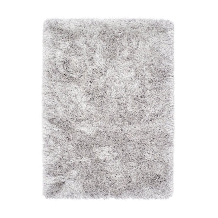 Barksdale Shaggy Area Rug Silver