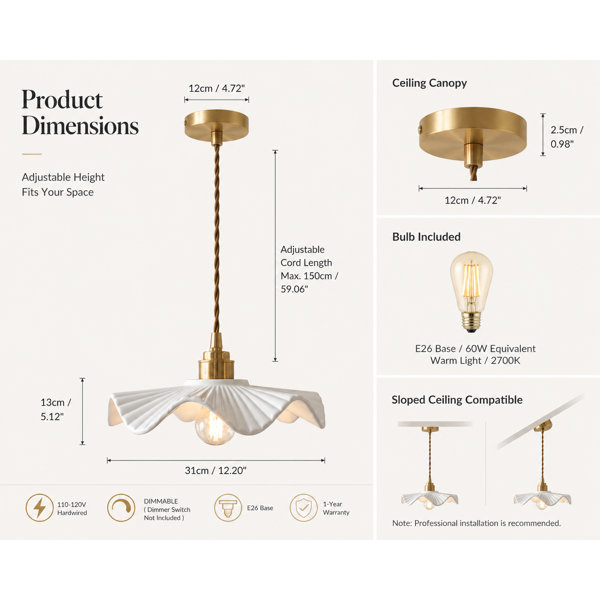 Dimensions du produit