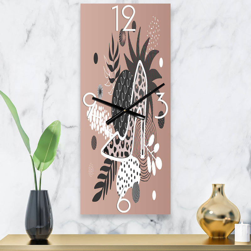 Horloge murale moderne Leopard, Grand