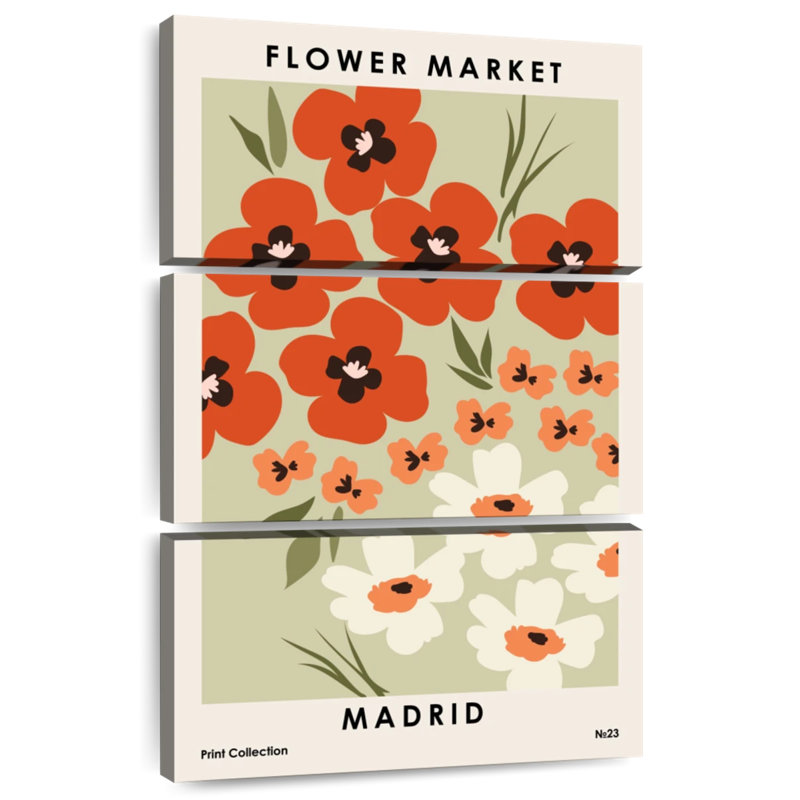 Marché aux fleurs Harnek Madrid, H 32 po x l 20 po