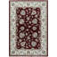 Tapis de zone rouge/ivoire Attell