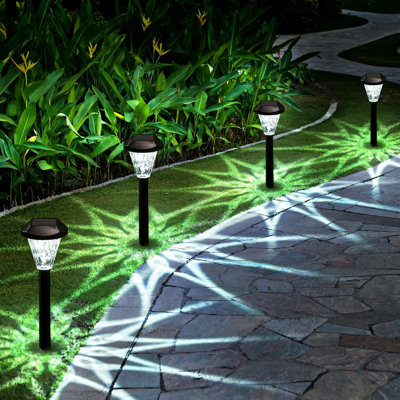 Plastic Solar Powered Pathway Light Pack