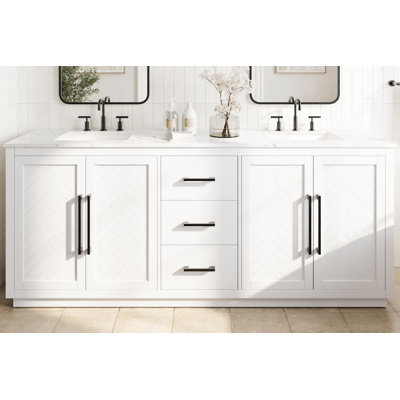 84 inch Double Bathroom Vanity