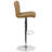 Nusbaum Vinyl Adjustable Height Barstool with Rolled Seat and Chrome Base-628948600
