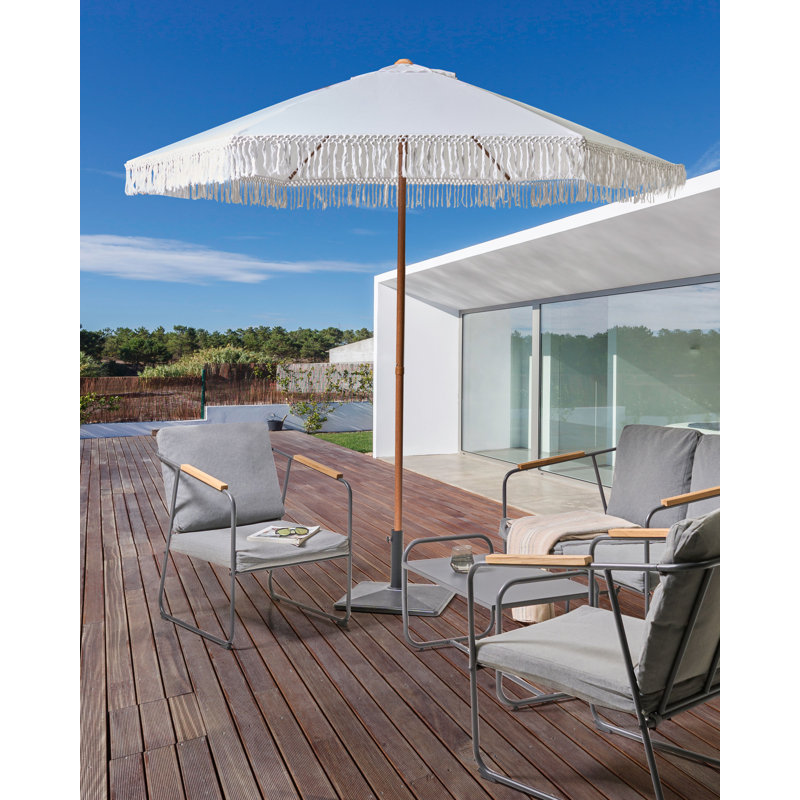 258cm Market Parasol, White