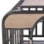 Enceinte pour chien de 46 po de hauteur - construction solide, plateau amovible, roues mobiles, cage de repos confortable pour les chiens anxieux, structure robuste, tapis en mousse facile à verrouiller et à nettoyer