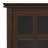 Artisan 38"W Solid Wood Transitional Medium Storage Cabinet with Glass Doors and Adjustable Shelves-1762157770