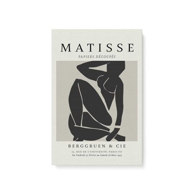 Matisse's Nude III en noir