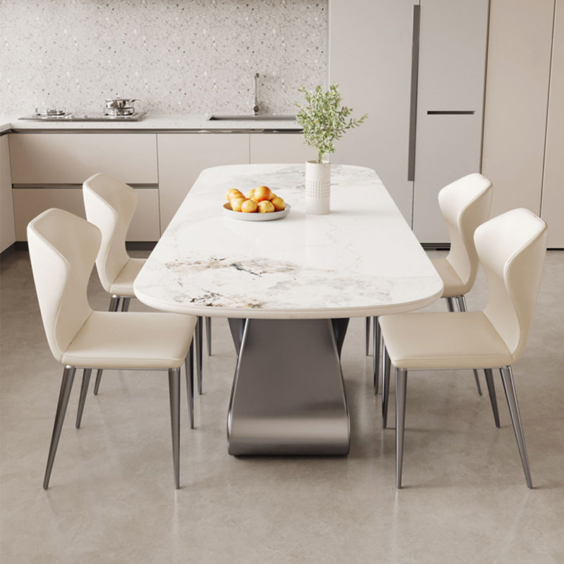 Ensembles de table de salle à manger de style moderne et luxueux, H 29,5 po x L 59,1 po x l 31,5 po