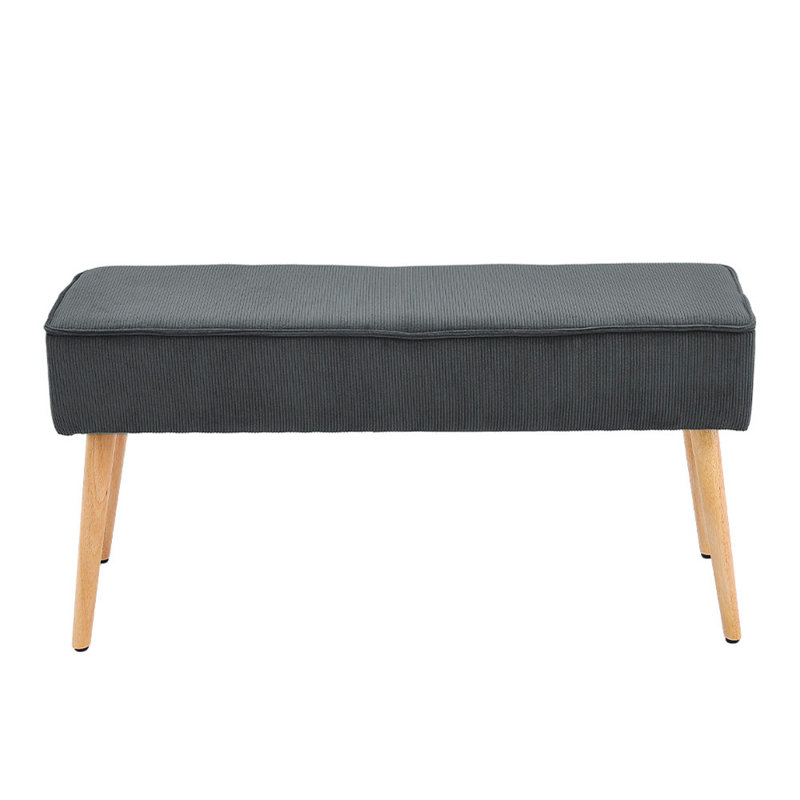 Casandria Corduroy Upholstered Bench