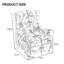 29.13cm Wide Standard Recliner-853899265