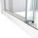 DreamLine Continuum 56-60 in. W x 76 in. H Fully Frameless Sliding Shower Door