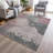Machine Washable Indoor/Outdoor Xhevrie Blush Rug-2090158895