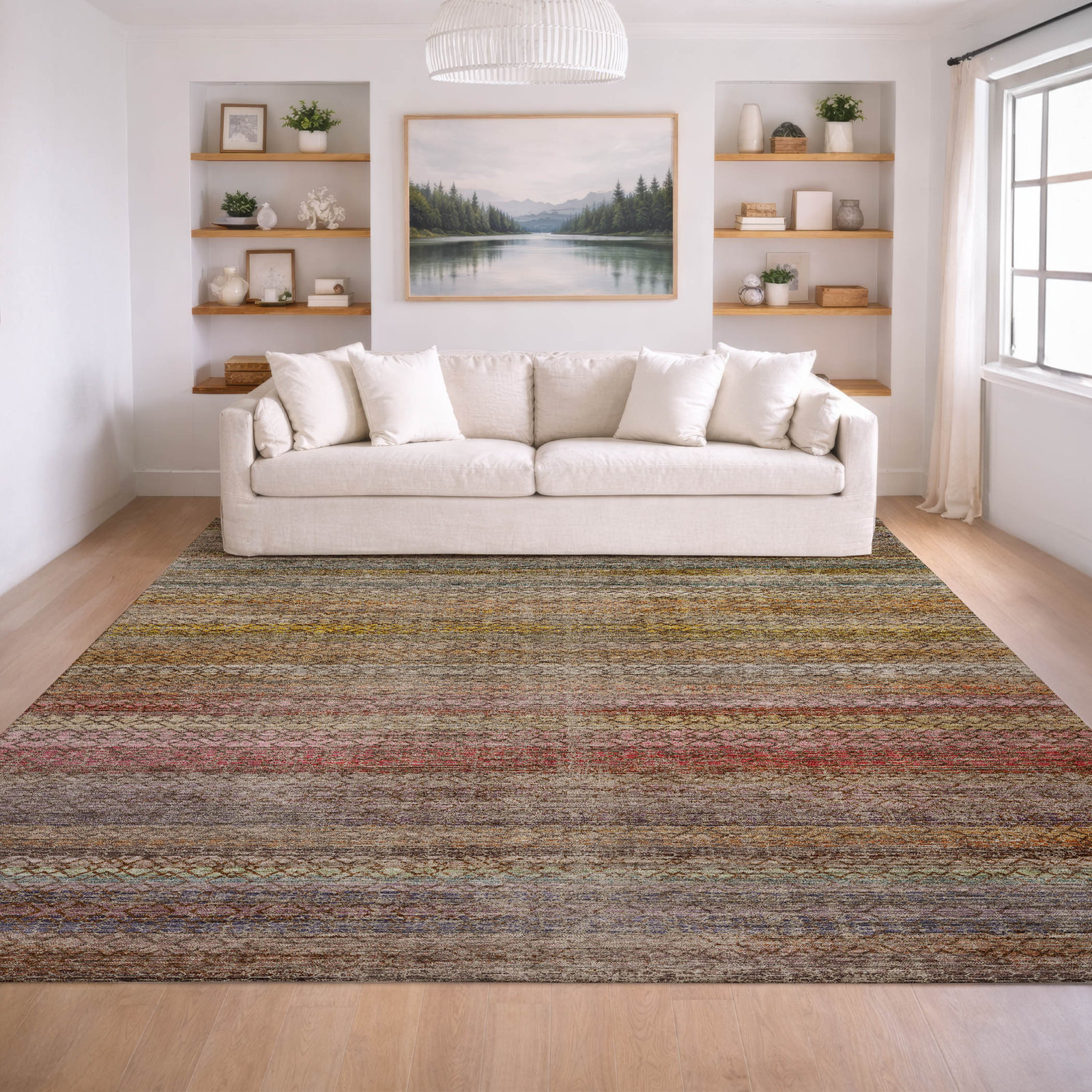 Rug, Chocolate, 5' x 7'6"