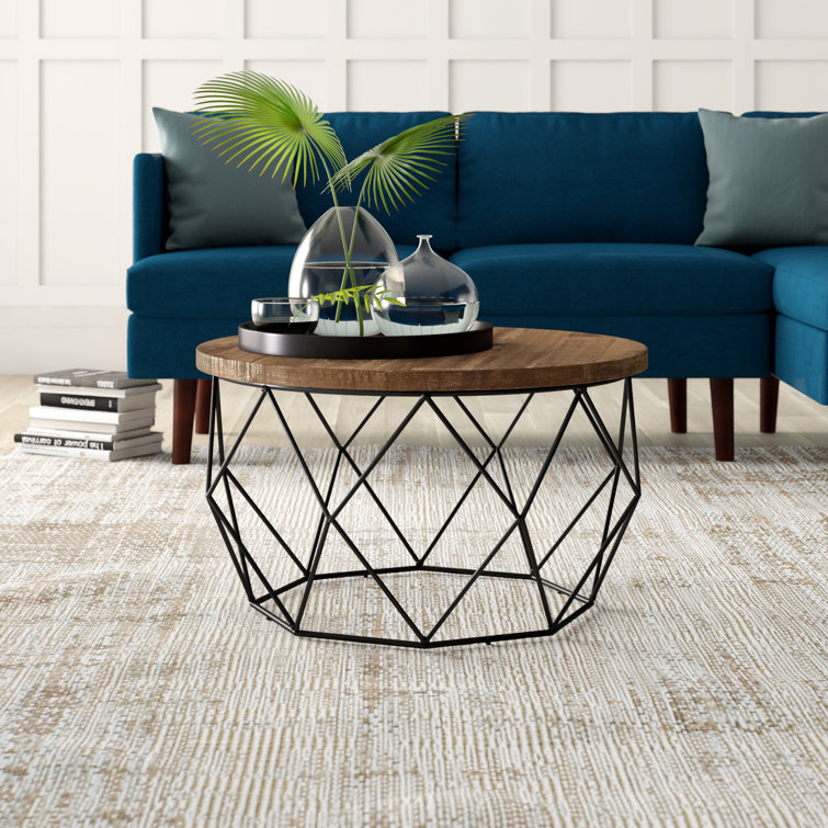 Lupi Solid Wood Top Coffee Table