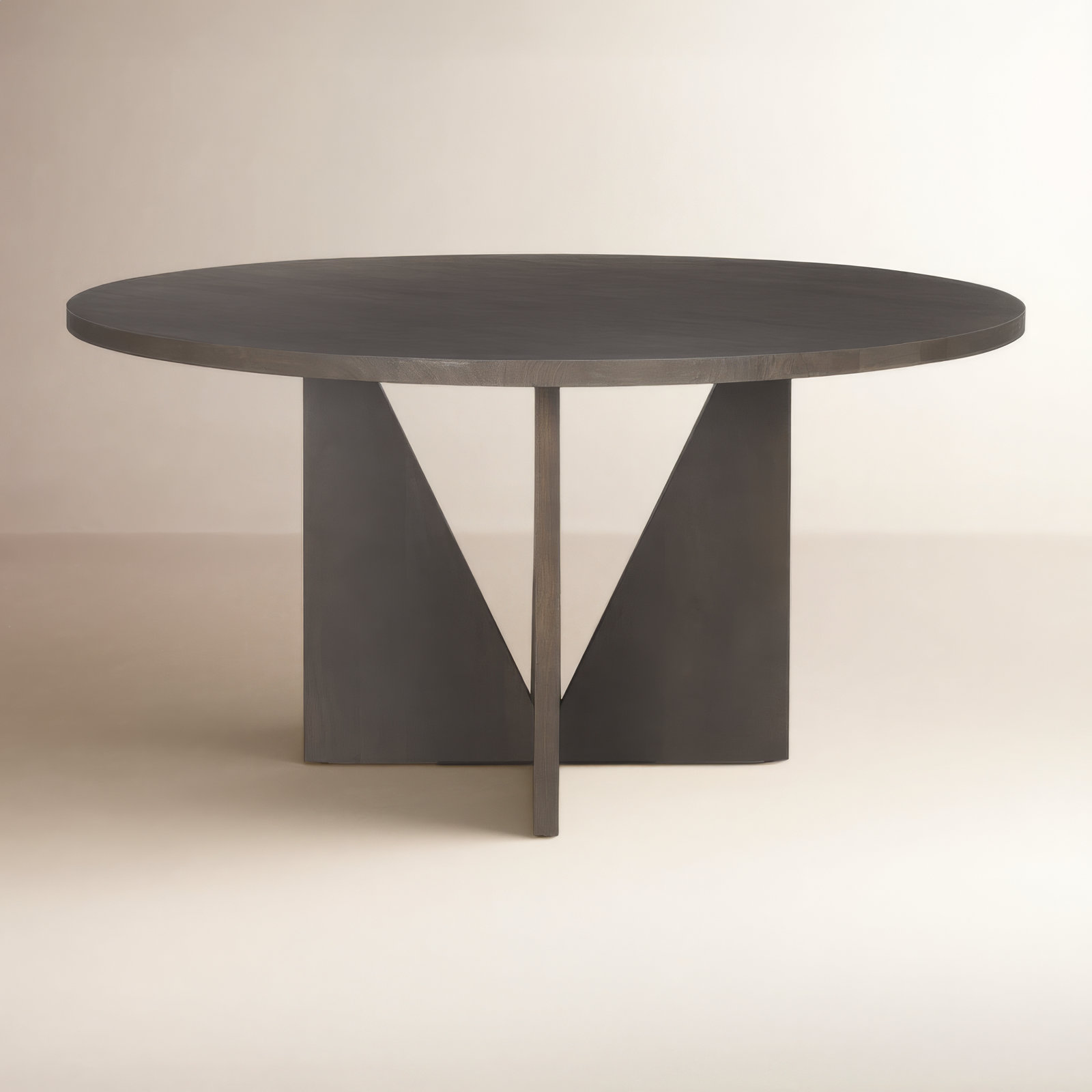 Gillespie 60" Geometric Cutout Base Dining Table