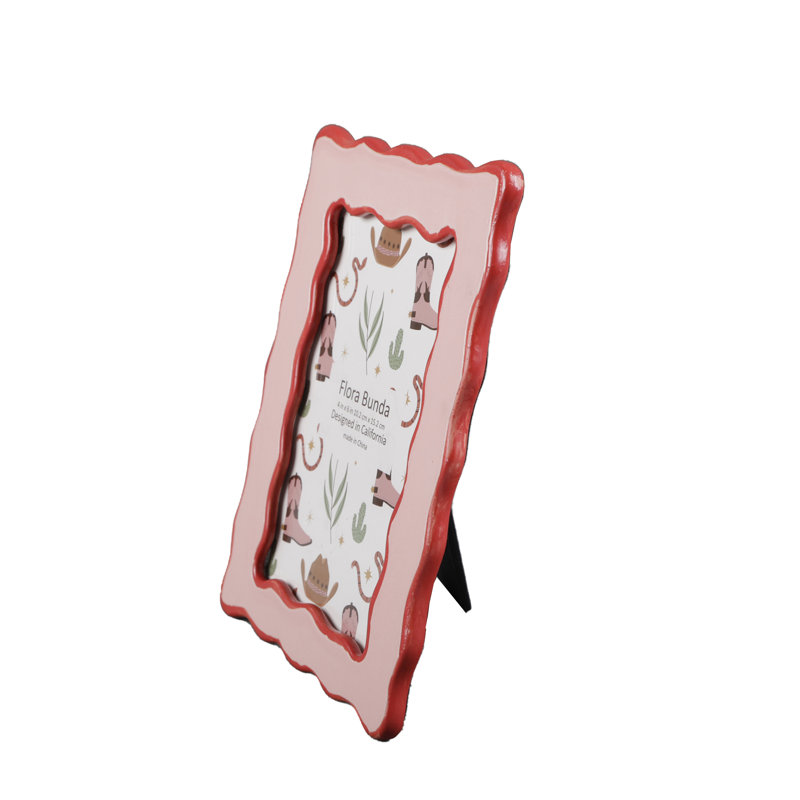 4 X 6 Scallop Edge With Sideline Ceramic Frame