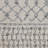 Frieso Low Shag Modern Farmhouse Ivory/Gray Performance Area Rug-1875967813