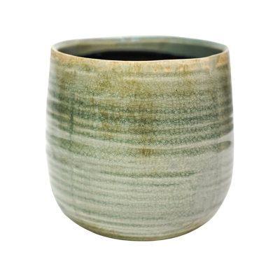 Indoor Planter, Reactive Glaze Como Pot