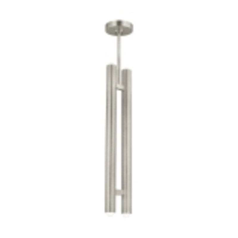 Ebell 2 - Light LED Pendant, Antique Nickel