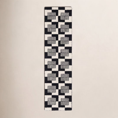 Harton Hand-Tufted Geometric Rug