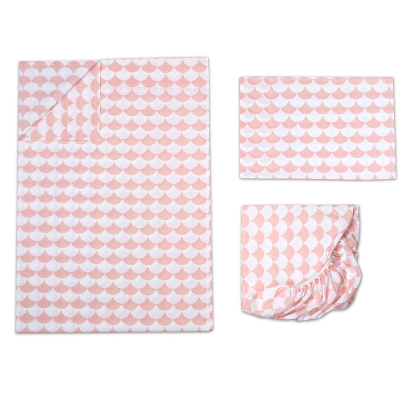 Ensemble de literie enfant 3 pièces Celise, Rose