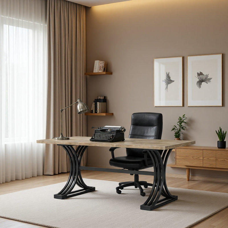 Roomy Workstation,Classic Computer Desk,Luxury Executive Desk