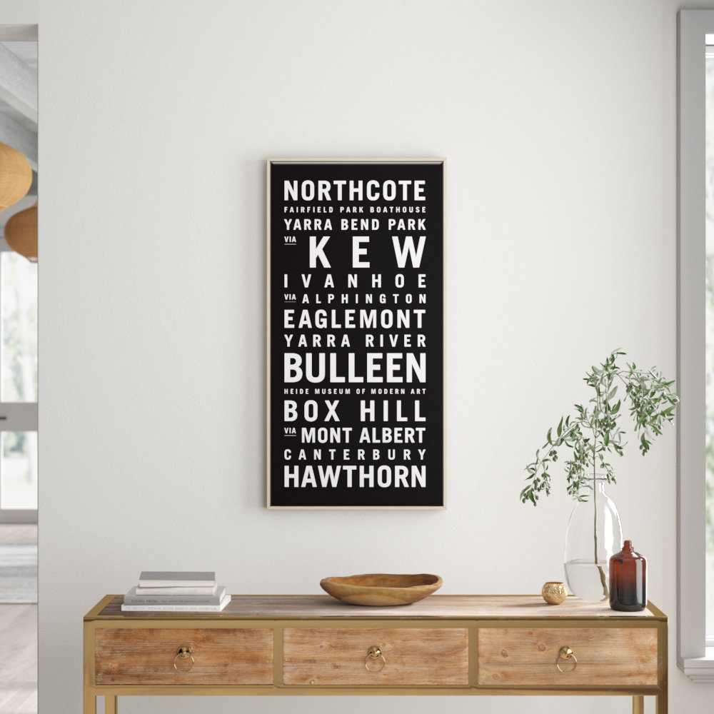 Tram Scrolls - Print on Canvas