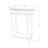 Hageman 2-Tone Console Table with Drawer-346290598