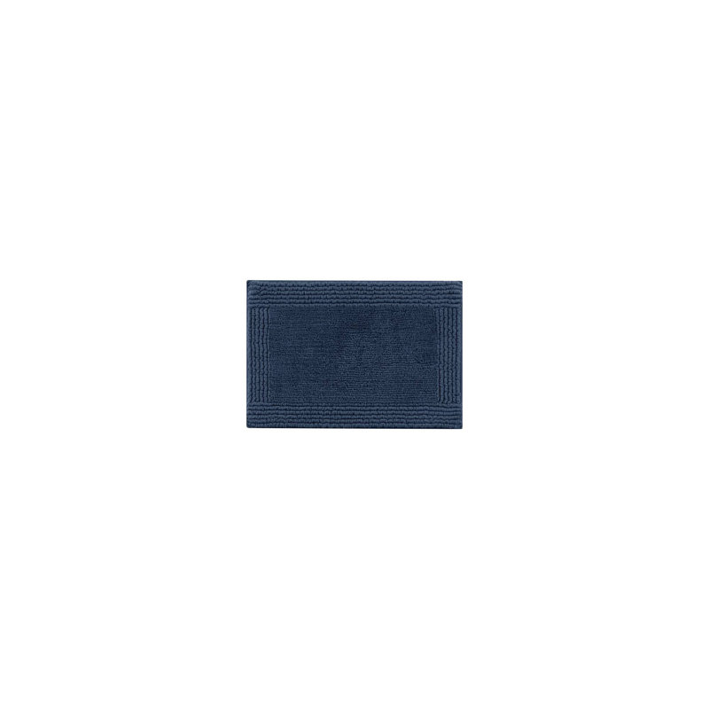 Tapis de bain de luxe réversible 100% coton touffeté 3000 g / m², texture moelleuse semblable au nuage, lavable à la machine, certifié Oeko-Tex