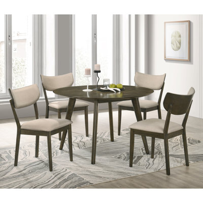 Ariana 5-Piece Round Dining Table Set