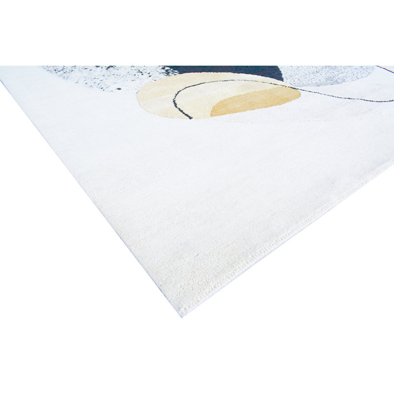 Wool Abstract Area Rug, Rectangle 8' x 10'