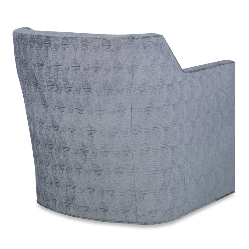 Camber Swivel Armchair, Elise Harbor 100% Polyester