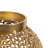 Decorative Openwork Metal Floor Vase for Home Decor - Tall Bouquet Flower Accent for Entryway and Living Room Styling - Gold & Metallic-1580708341