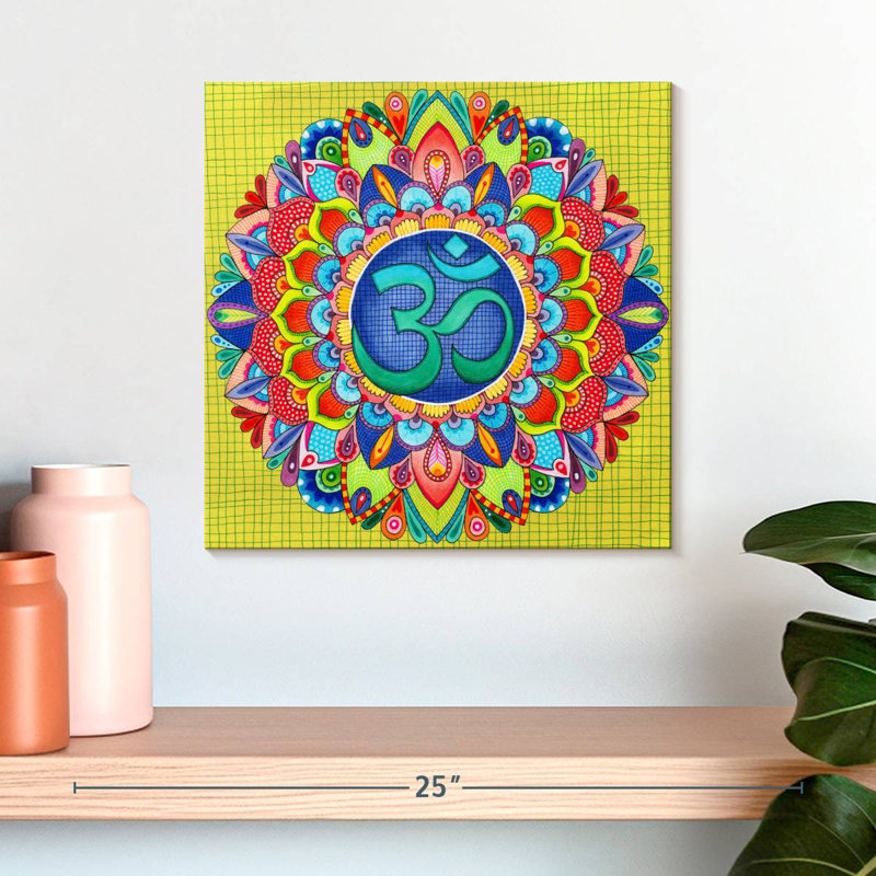 Adella Om Mandala, H 16 po x l 16 po