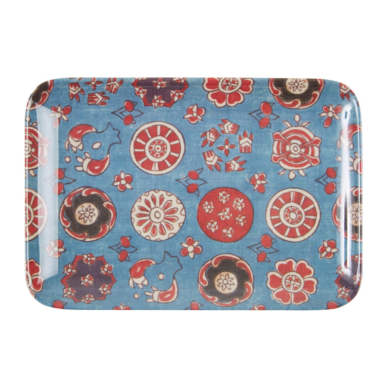Red Barrel Studio Kalamkari Melamine Tray
