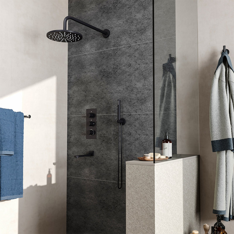 Vanna Mixer Shower with Fixed Shower Head