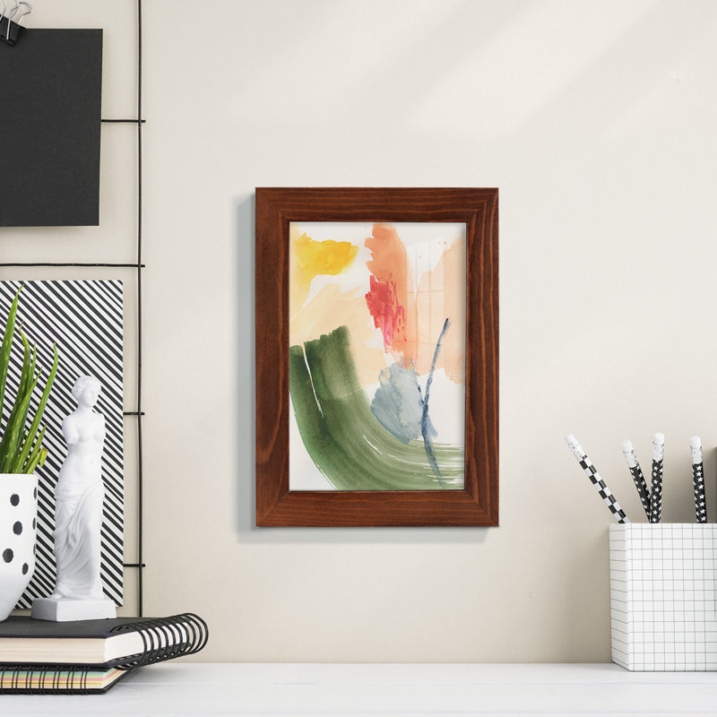 Gelatt Garden Palette I, encadré sur papier, Châtaigne, H 7 po x l 5 po x P 1 po