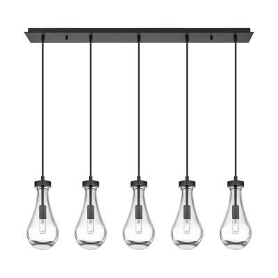 Luminaire suspendu pour îlot de cuisine à 5 lumières Resch
