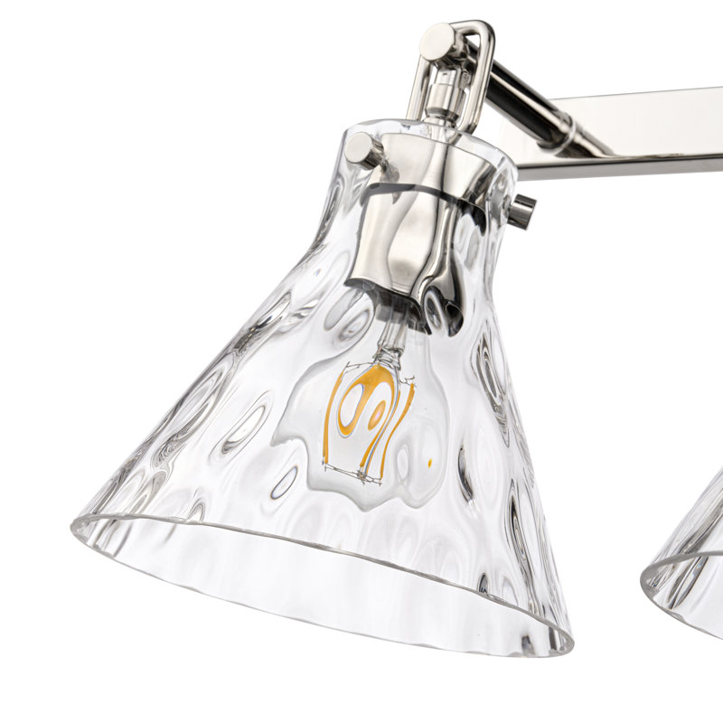 Barlon 34.75" 4-Light Vanity - Polished Nickel, Polished Nickel